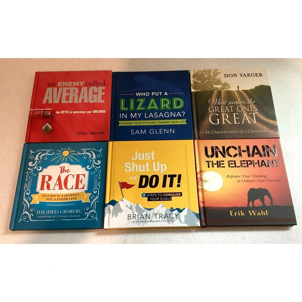 Self-Help Books Business, Success, Goals, Attitude Lot of 6 Simple Truths HC